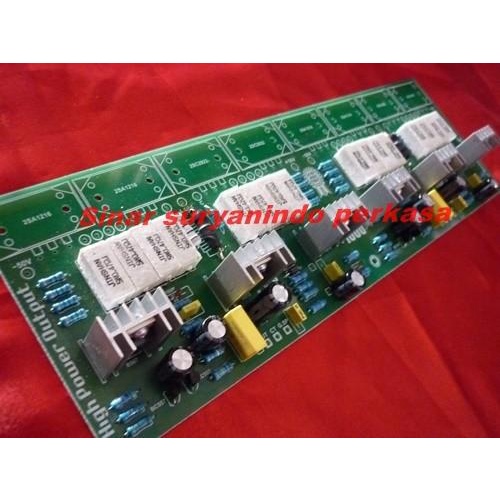 Kit Driver Power Stereo Open Air 1000 Watt, Rangkaian Fiber