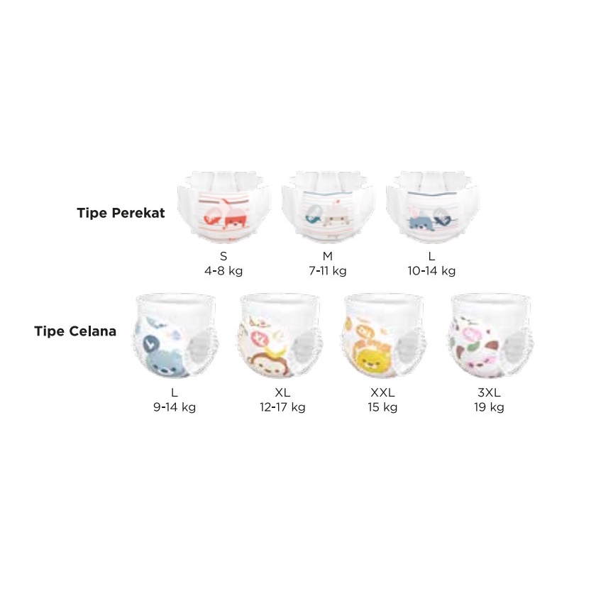 K-MOM Dual Story Diaper Premium - KMOM PEMPERS Popok Bayi K MOM PREMIUM