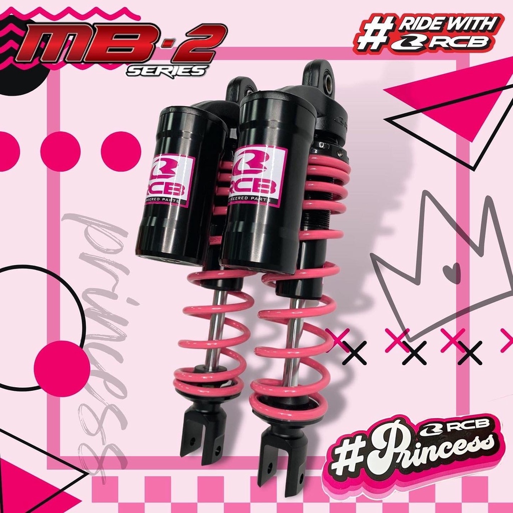 SHOCK MB2 PINK SERIES NMAX NEW AEROX NEW BONUS T SHIRT RCB PINK