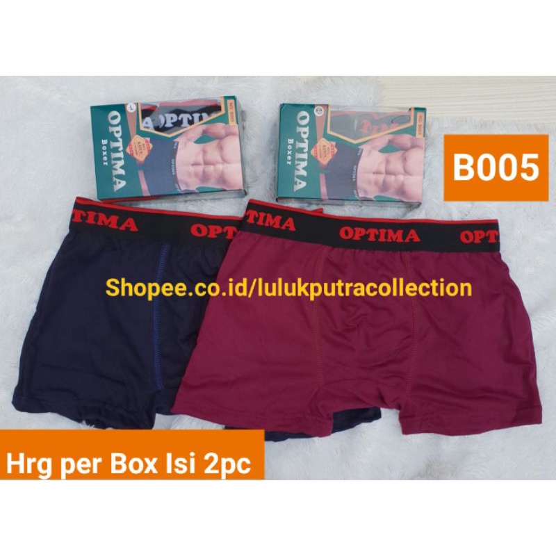 Celana Dalam Pria BOXER OPTIMA B005 ORIGINAL/CD BOXER SEGI4/CD OPTIMA BOXER B005/CD BOXER/CD OPTIMA 