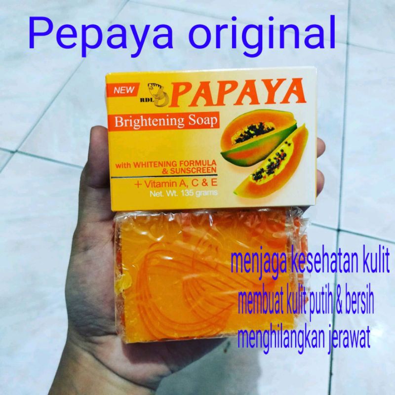 sabun pepaya original asli RDL