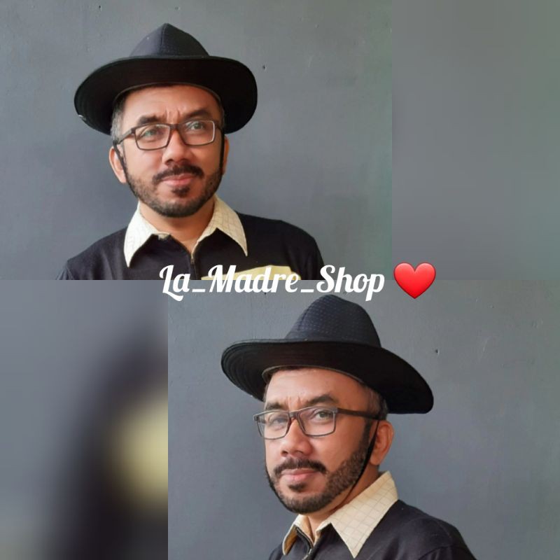 TOPI RIMBA TOPI KOBOI Bahan Kain Polos  ❤ Murah