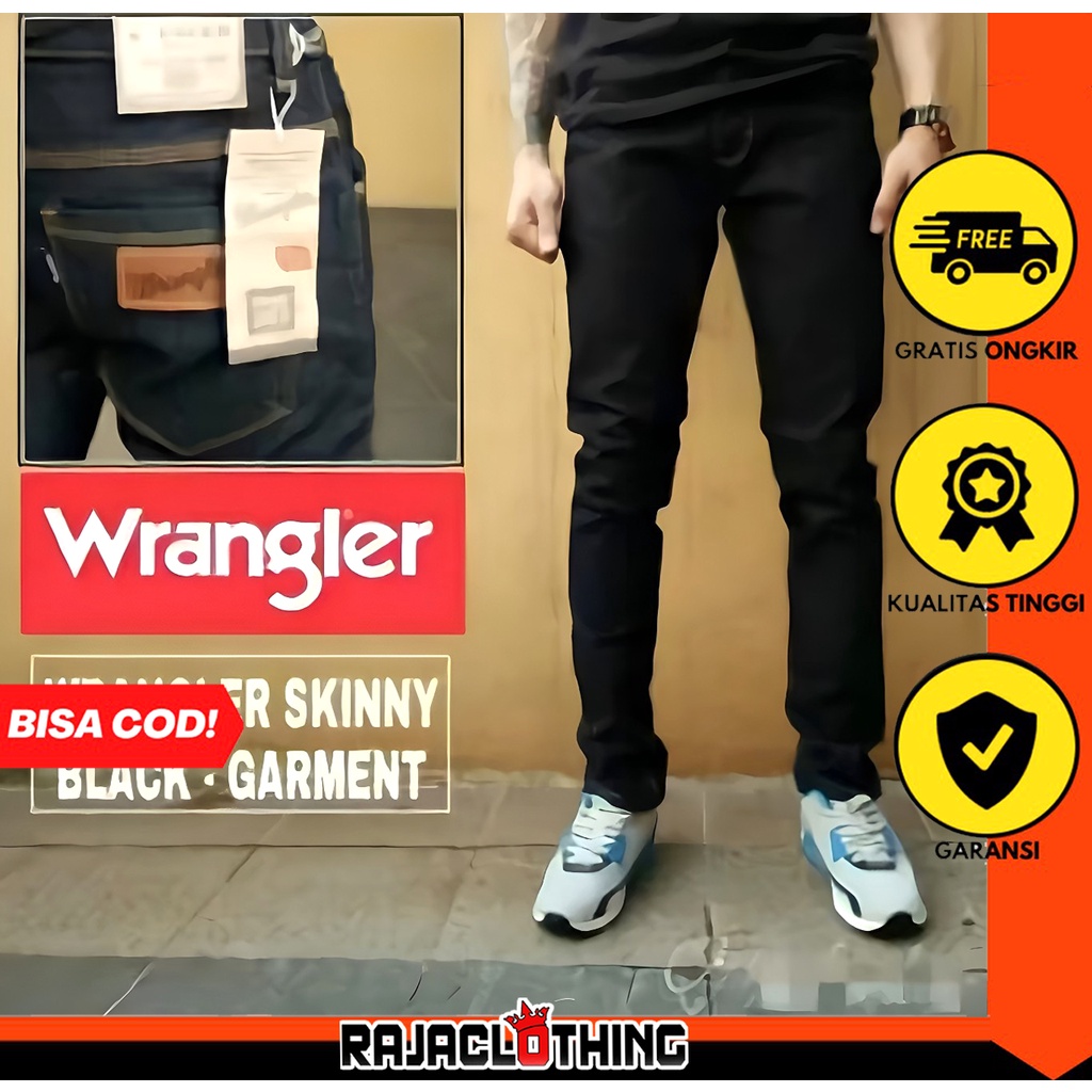 RCL - Celana Jeans Pensil Garmen Skiny Wrangl3r - Celana Jeans Pria Skinny (Slim Fit/Model Pensil) S.M.L.XL 27 s/d 34 / Celana Jeans Pria Skinny (Slim Fit/Model Pensil) Full Biothink Best Seller