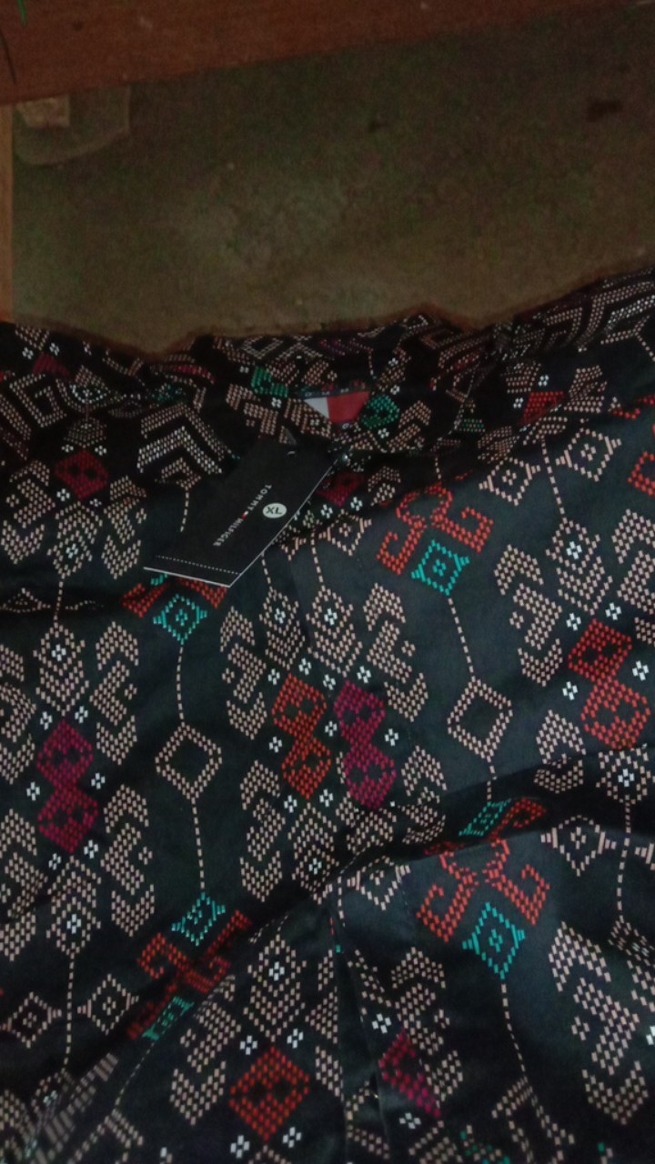 Bswart Batik Hrb026 Kenongo Hem Pendek Padi Pekalongan M L Xl Batik Pria Murah Modern Grosir Batik