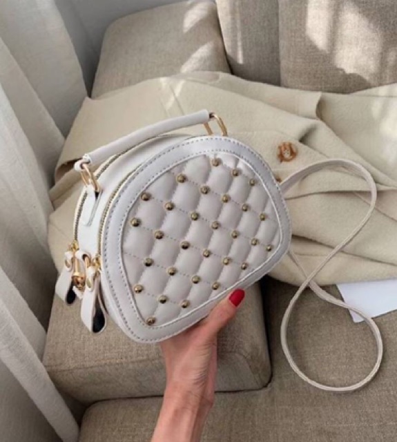 New Hand Bag Top Handle Sling Bag 2020 CRANBERRIES - NANO NANO FULL STOOD / Tas Selempang Cover Stud