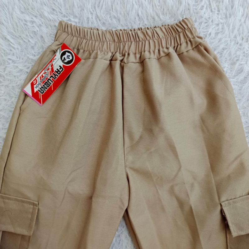 BAGGY PANTS CARGO ANAK TANGGUNG / CELANA CARGO ANAK PEREMPUAN / BAGGY PANTS ANAK