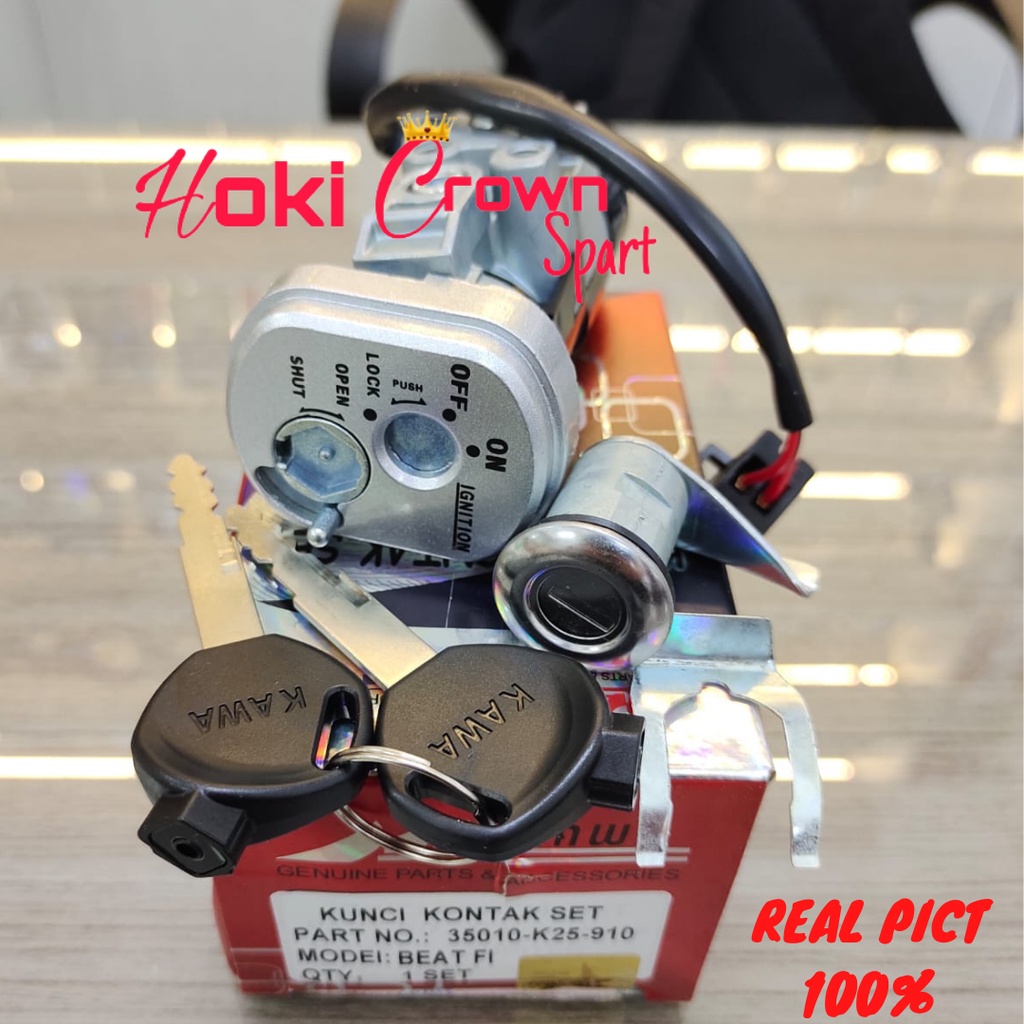 Kunci kontak set + kunci jok Beat fi, beat new 2014-2016 K25 beat fi