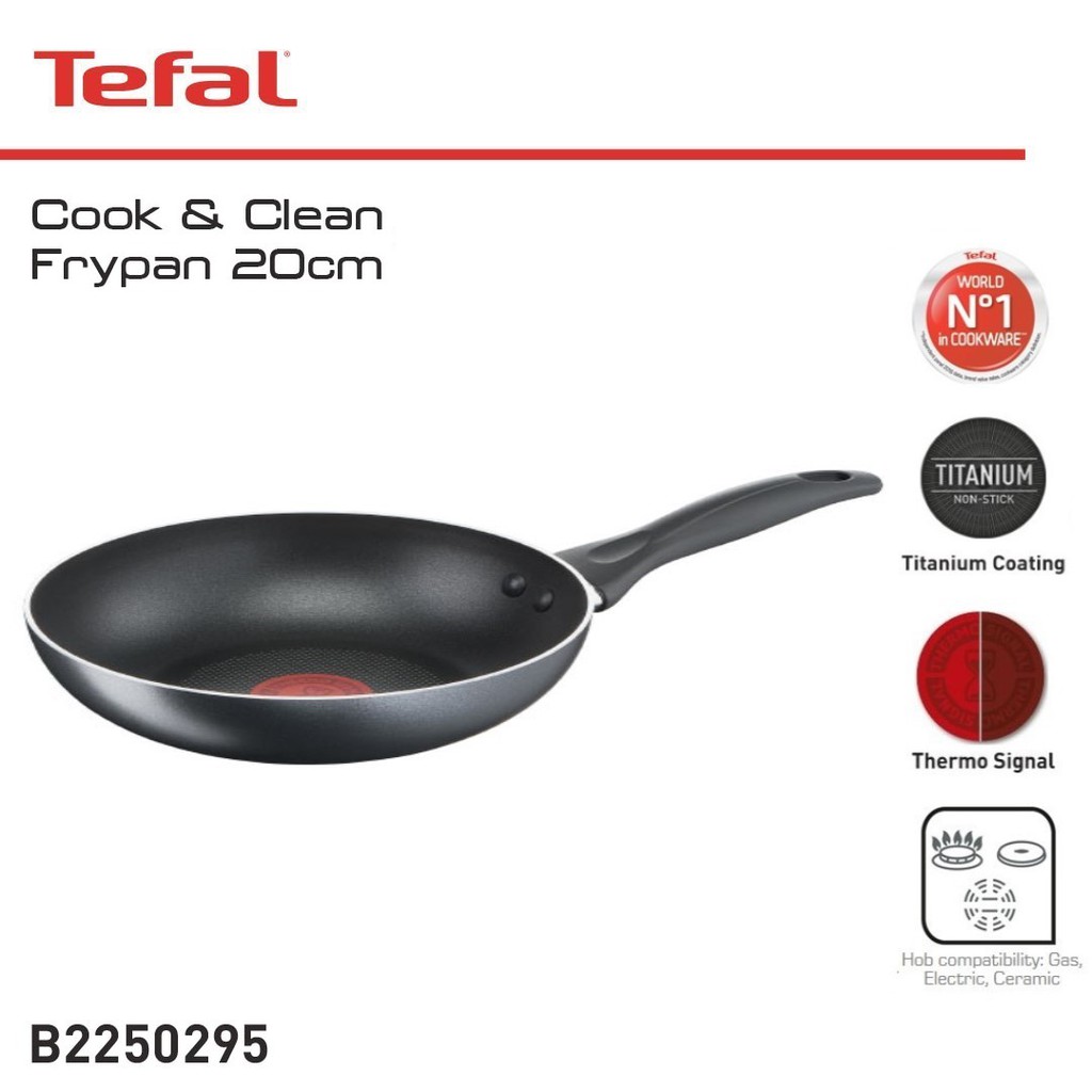 Tefal Cook & Clean Frypan 20 cm Shopee Indonesia