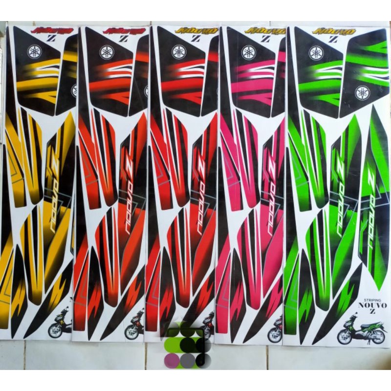 Striping Lis Sticker Vareasi Yamaha Nouvo Z Striping Nouvo Z Striping Nouvo MX vareasi