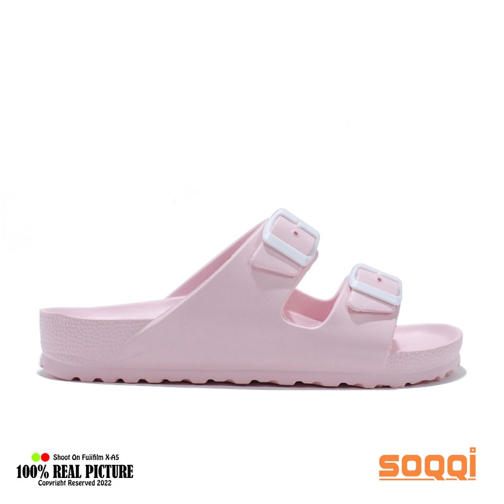 Sendal wanita selop karet jelly model ando ratu original sandal cewek perempuan dewasa slop model pylon casual slide slip on mules tahan air lentur branded Wespro 086 1B 36 40