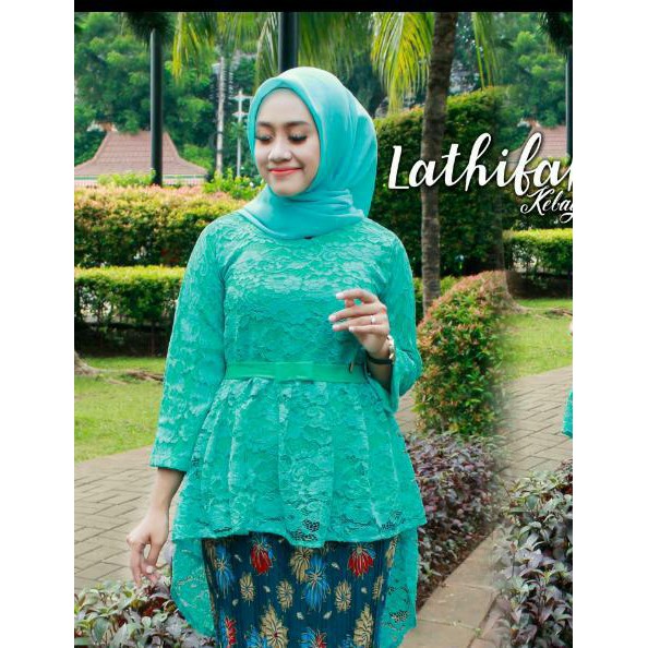 atasan kebaya brukat aurora trendy