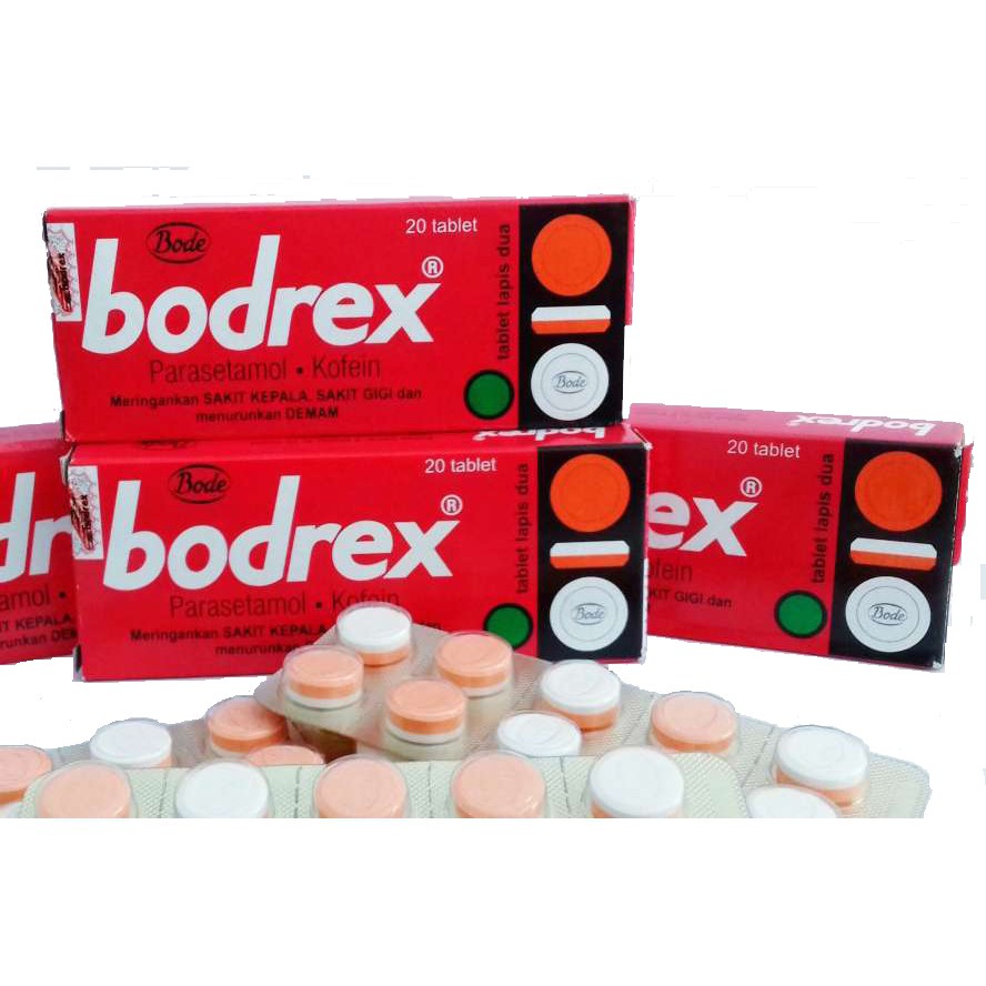 [BOX] Bodrex Classic Sakit Kepala 1 Box Isi 2 Blister (20 Tab)