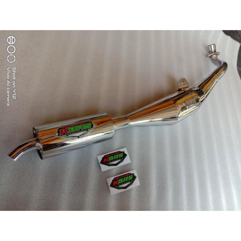 Knalpot standar racing fizr Fiz full croom by kbrs racing