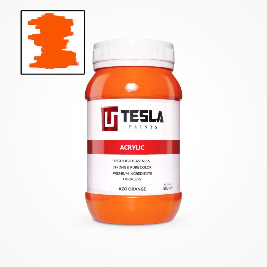 

Tesla Acrylic 500 ml Azo Orange