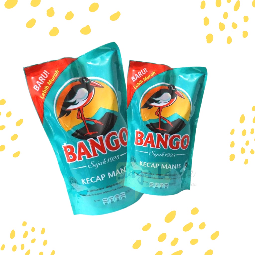 Kecap Manis Bango Pouch Refil Besar 550ml