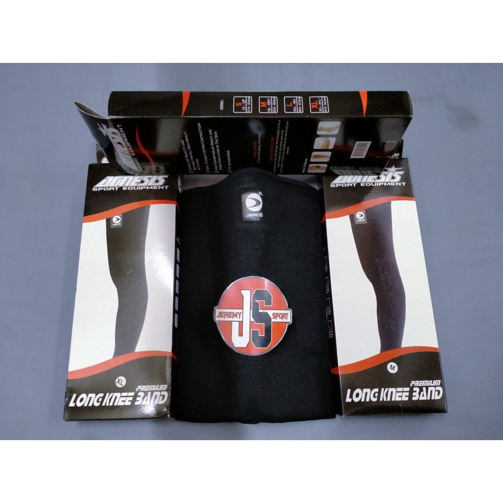 Knee Band Long / Deker Pelindung lutut Panjang Merk Agnesis