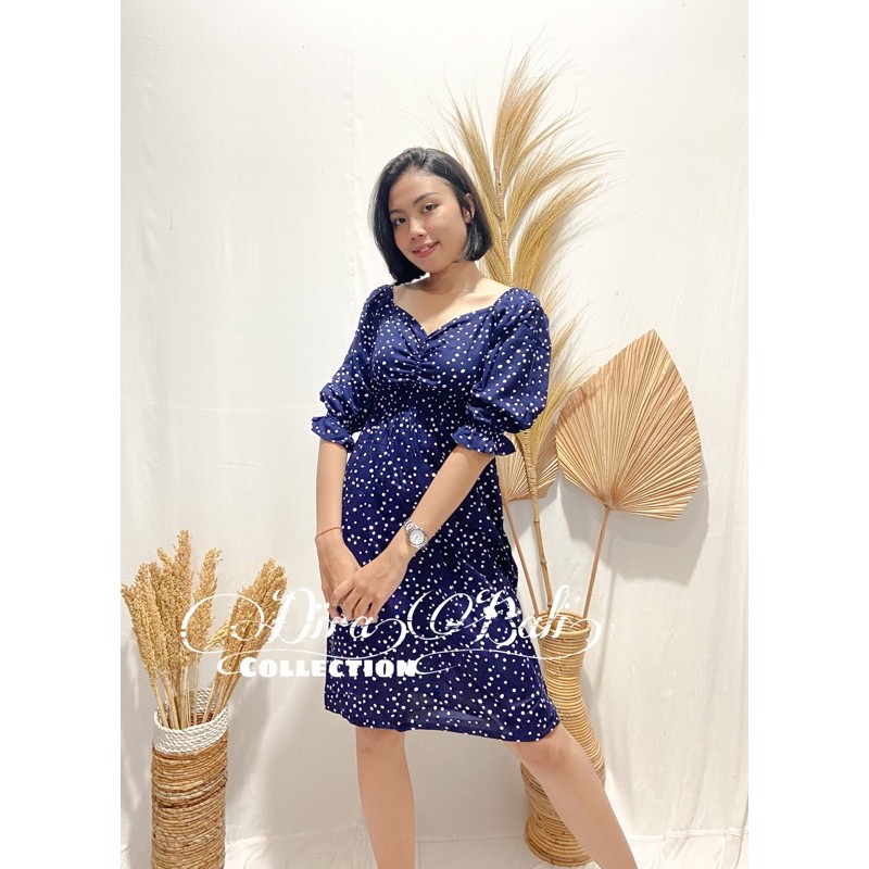 ZHARA LENGAN PANJANG MOTIF POLKADOT BALI