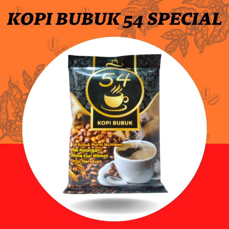 Bubuk Kopi 200 Gr Cap 54 Special Asli Dampit Khas Malang Jawa Timuran Harga Merakyat