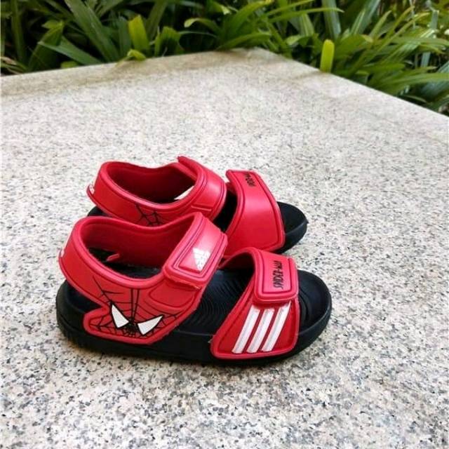 Sandal Adidas Akhwah Karakter Spiderman Import termurah