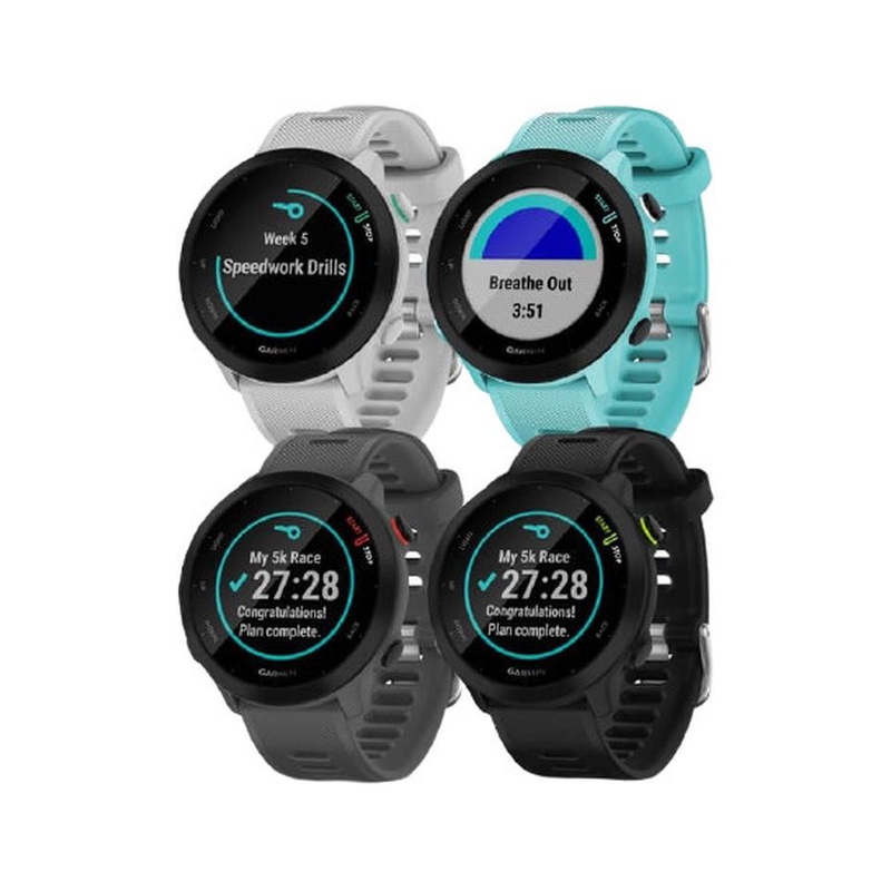 Smartwatch GARMIN FORERUNNER 55 with GPS 1.04&quot; - Garmin Forerunner 55 - BLACK