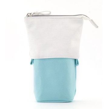 Retractable standing Stationery Case Drop down cute boba Zipper pencil case Kotak pensil unik-5