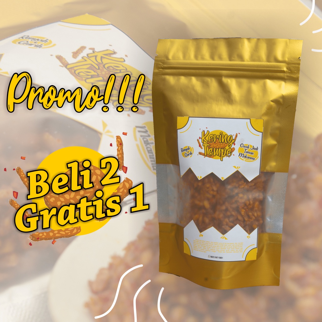 

Kering Tempe/Orek Tempe Original ,110gr Pedas Homemade ,cocok jadi teman makanmu