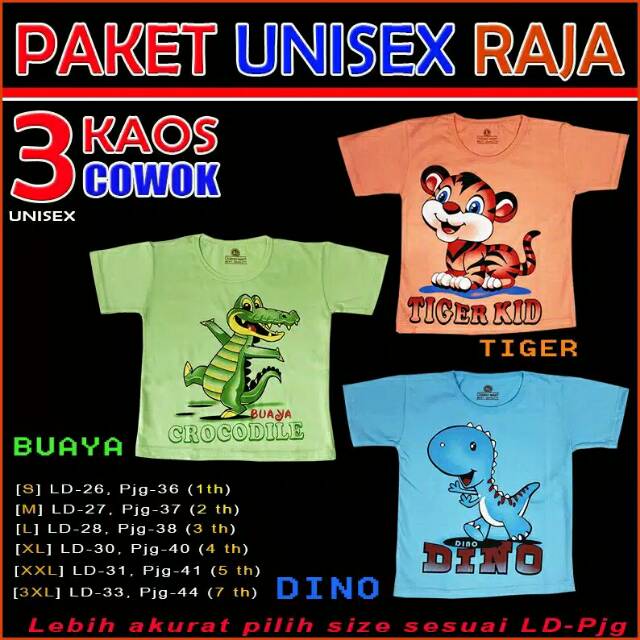 Kaos murah karakter kids