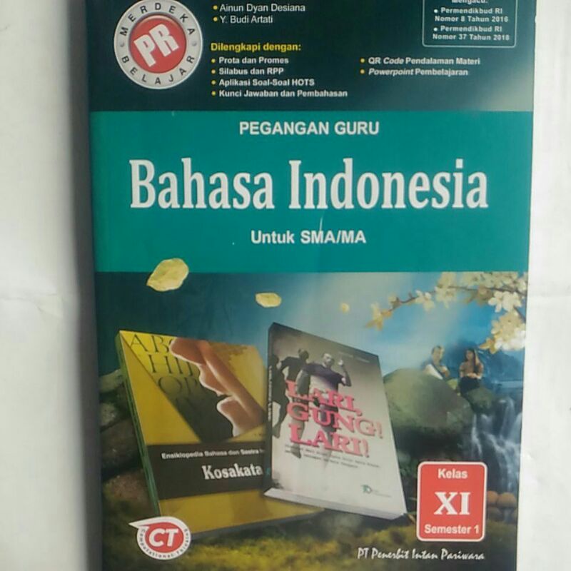 Buku PR Peg guru bhs indo kls XI sem 1 2020