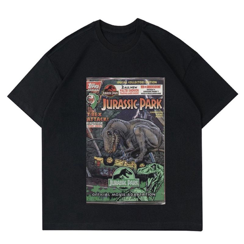 KAOS VINTAGE JURASSIC PARK | T-SHIRT BAJU MOVIE FILM VINTAGE JURASSIC PARK | BAJU DINOSAURUS