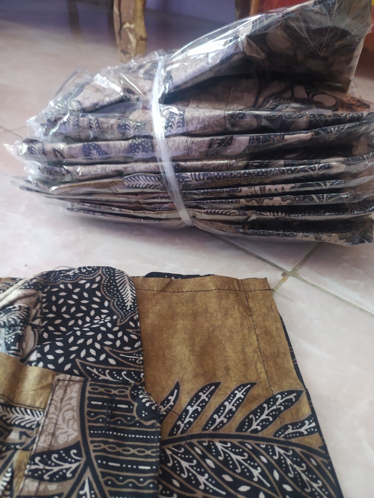 Kemeja Batik Lengan Panjang Size M L Xl Xxl Xxxl