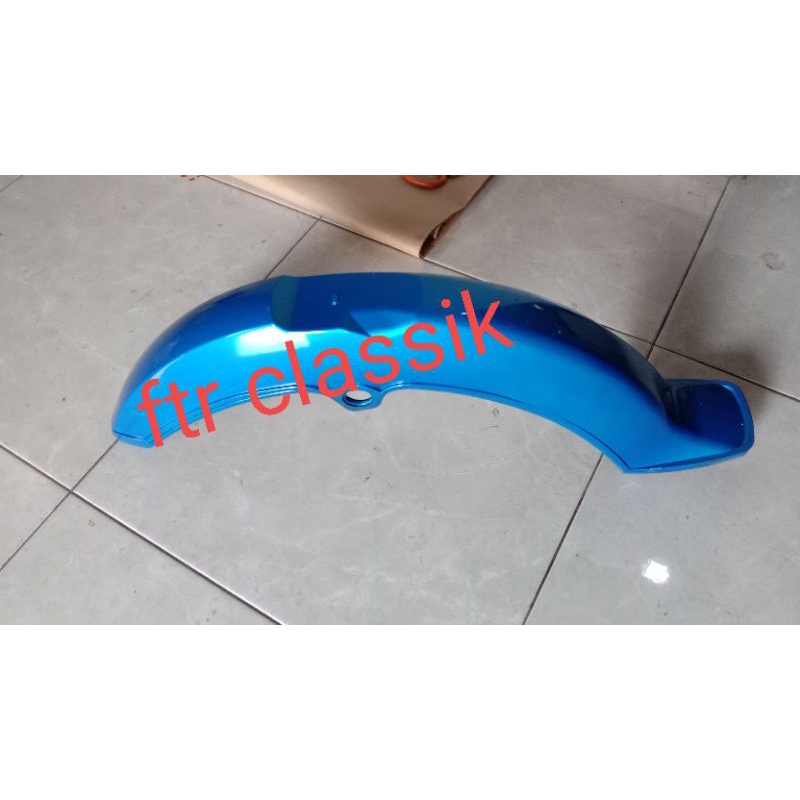 Selebor Spakbor Depan C75 yamaha V80 biru muda