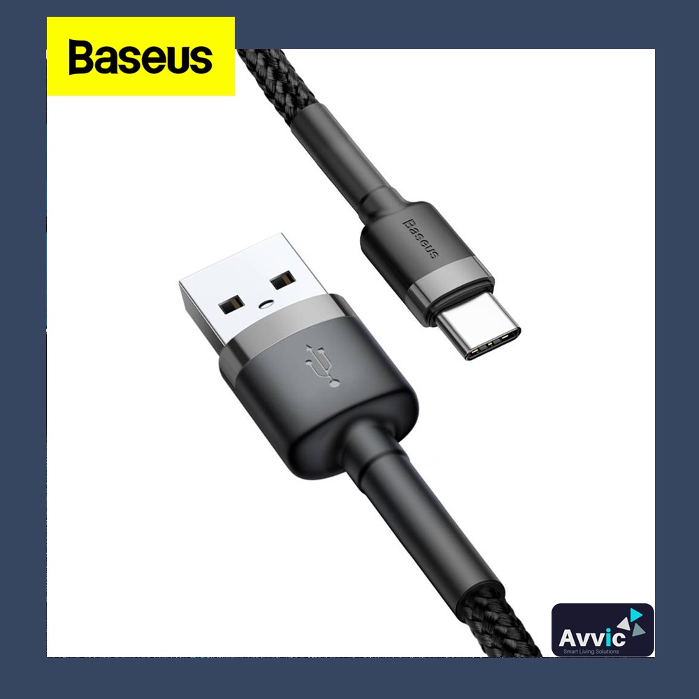 BASEUS Kabel USB to Type C Fast Charge Cafule Cable Charger 3A 1m