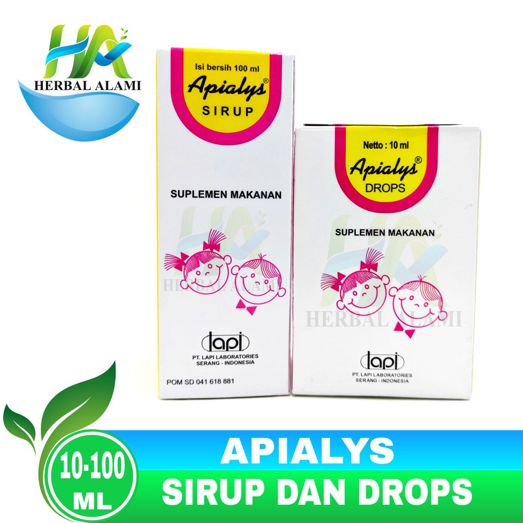 Apialys Syrup &amp; Drops Multivitamin Anak