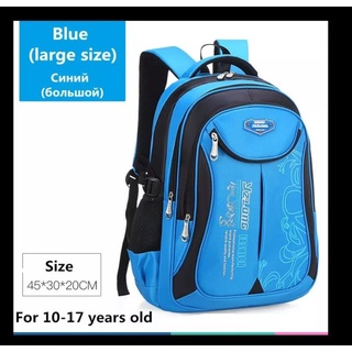 tas sekolah anak laki-laki anak perempuan backpack sekolah anak tk sd smp sma kuliah multifungsi #3