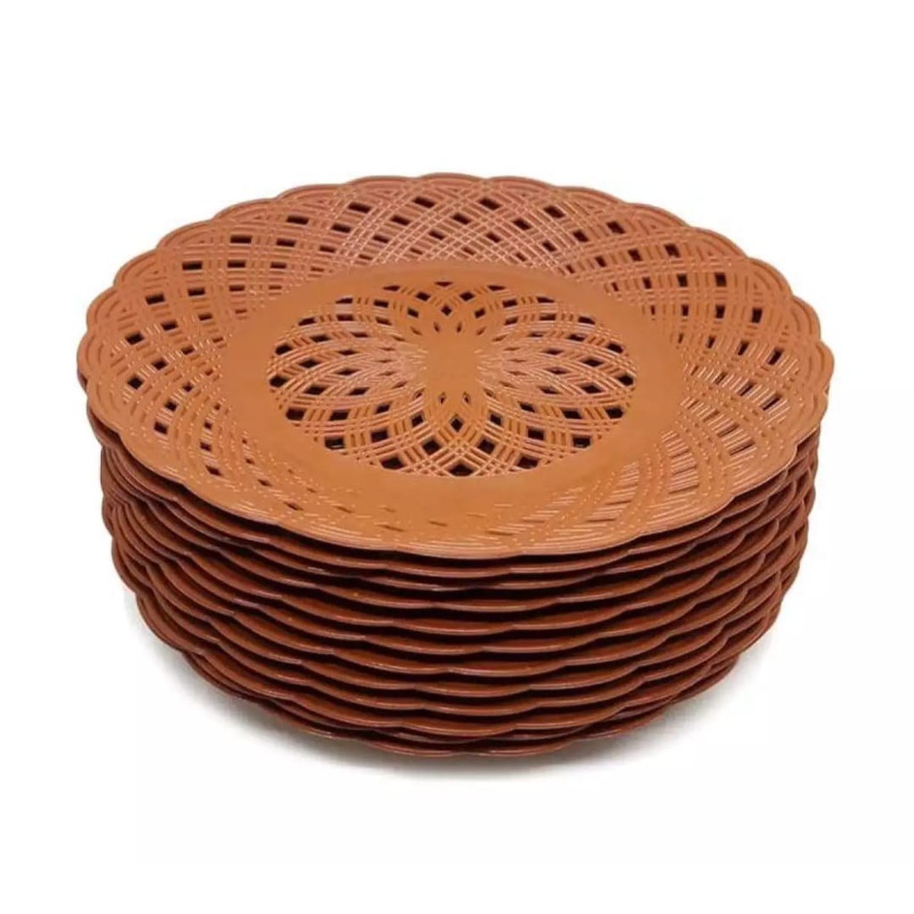 Piring Rotan  1lusin