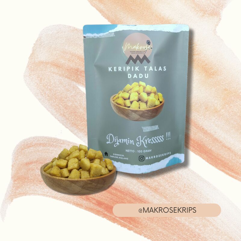 

Makrose Keripik Talas Dadu 100gram