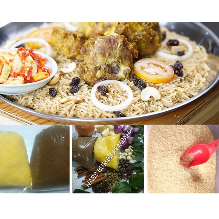 

Beras Basmati 500 Gram Plus Bumbu Kebuli Komplit lengkap