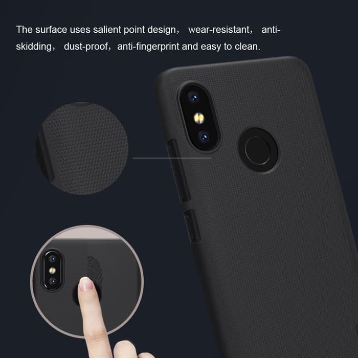 Hard Case XIAOMI Mi8 Mi 8 Nillkin Frosted Shield Casing Original