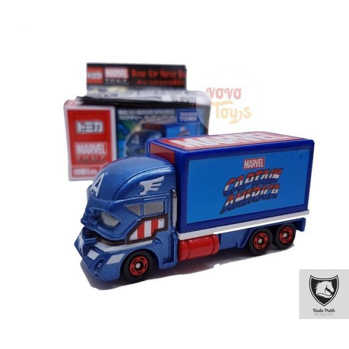 Tomica Marvel Tune Evo 6.0 Masked Carry Truck Captain America By Eastern