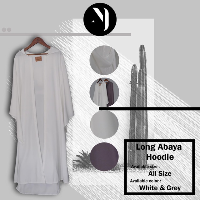 Long Abaya Hoodie