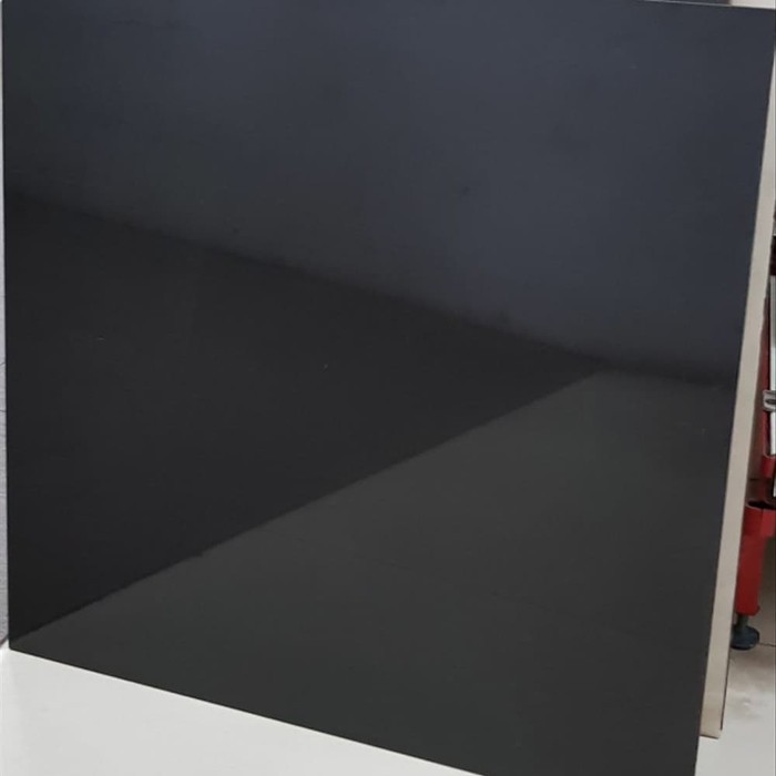 GRANIT TILE VALENTINO HITAM POLOS 60X60