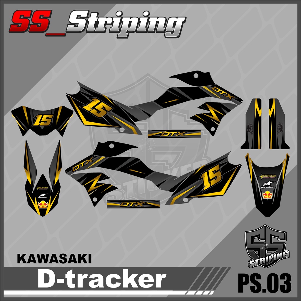 Sticker Striping List Variasi Dtracker - Striping Dtracker. PS.003