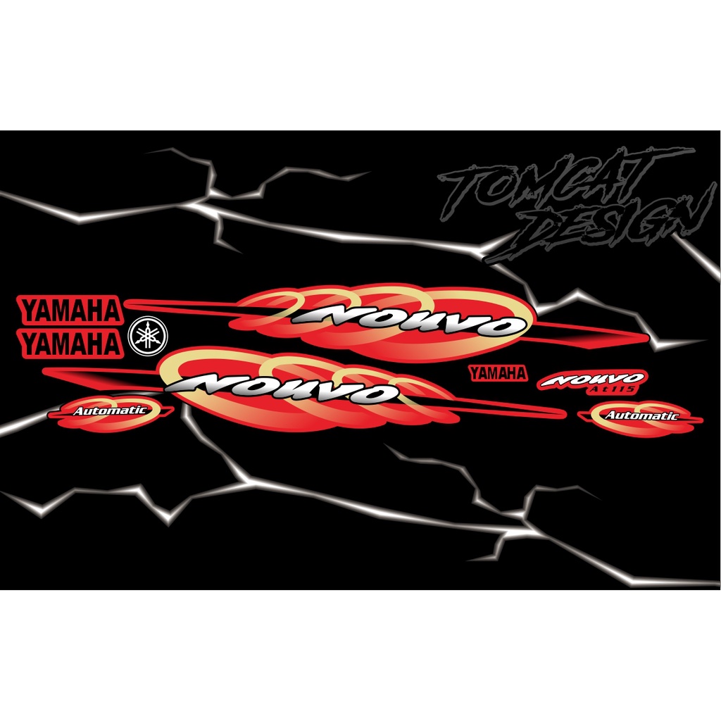 striping nouvo LELE tusuk sate / sticker nouvo