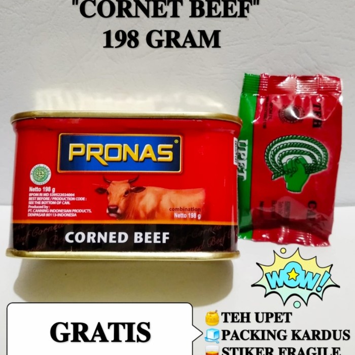 

NEW Pronas Cornet Beef GRATIS teh upet