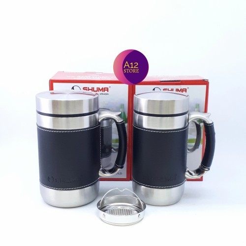 Shuma S/S Double Wall Vacuum Mug BG 600 ml Stainless Gelas Termos