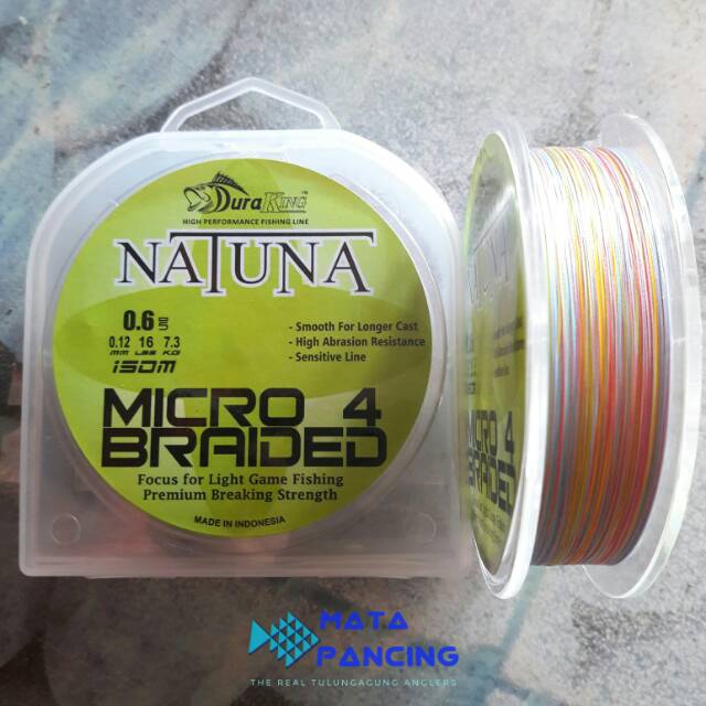 PE duraking natuna 150m 0.4 0.6 0.8 benang pe pancing casting cocok untuk ultralight atau dipadukan dengan joran UL