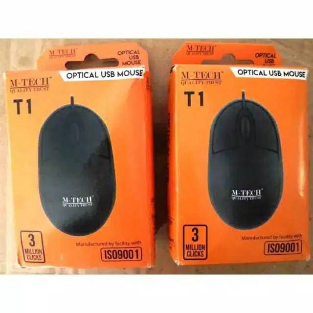 Mouse MT-129 Kabel Usb Murah - Hitam