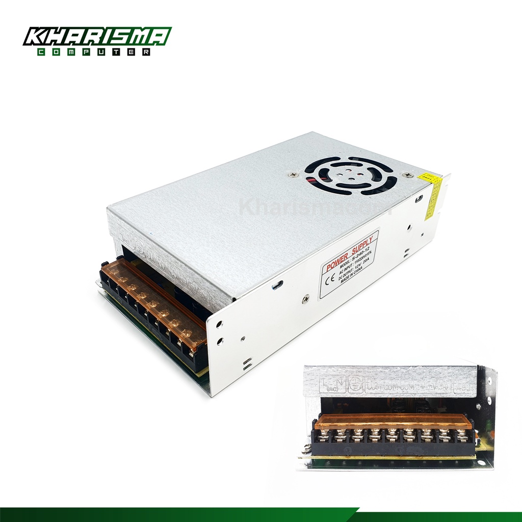 ADAPTOR CCTV 20A 12V / POWER SUPPLY ADAPTOR CCTV 12V 20A