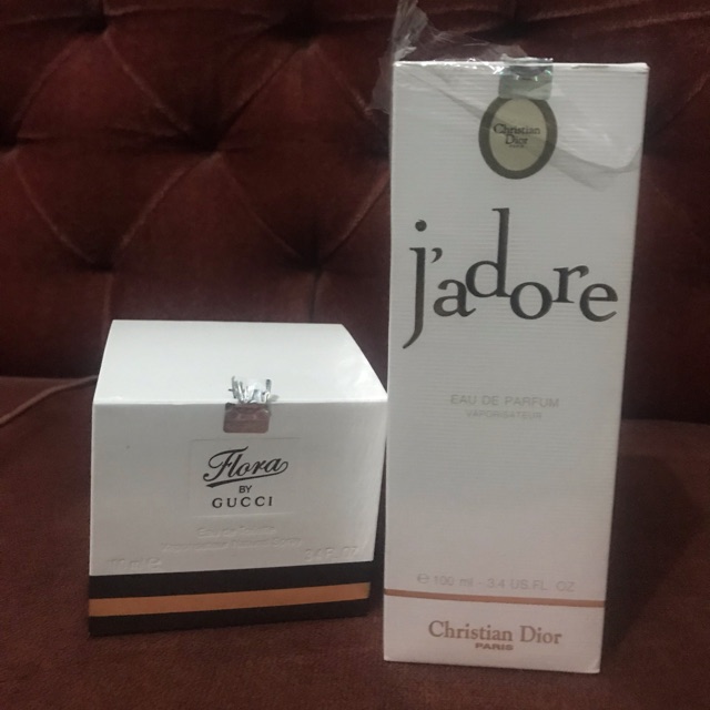 Parfume j’dore Dior & Flora Gucci replika new