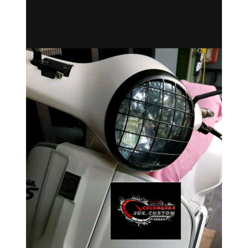 grillamp/jaring lampu vespa GTS150 aksesoris vespa matic